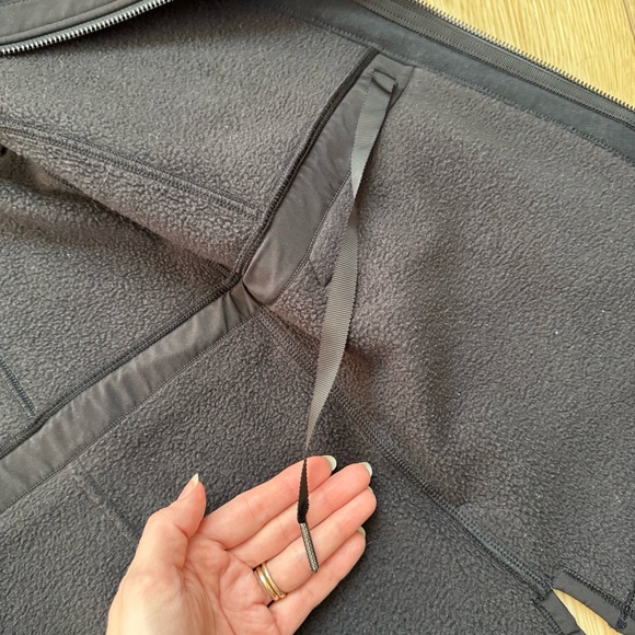 lululemon black zip up sweatshirt athletic jacket - Picture 8 of 13